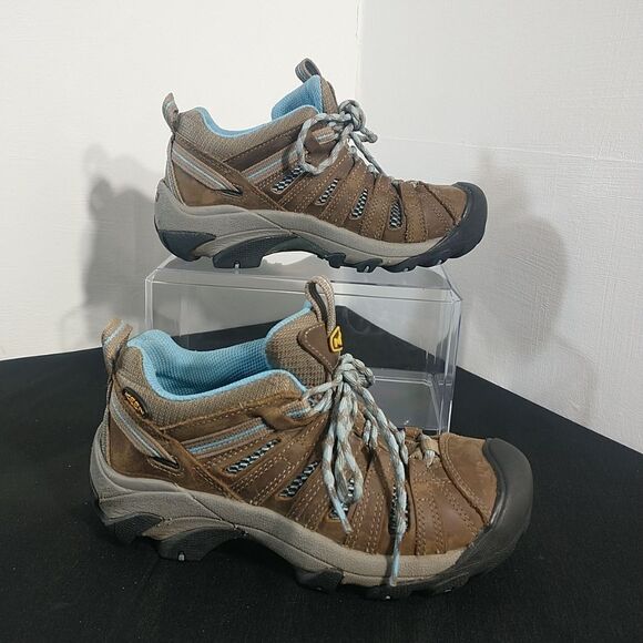 Keen Women's SZ 6.5 Voyageur Hiking Shoes 1011523 Brindle Alaskan Blue. - Picture 4 of 9